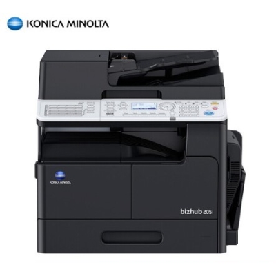 柯尼卡美能達(dá) KONICA MINOLTA bizhub 205i A3黑白數(shù)碼復(fù)合機(jī)(雙面輸稿器+單紙盒）bizhub 206升級版免費安裝
